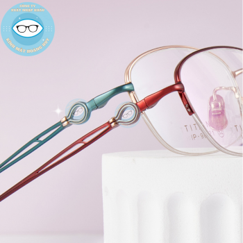 Gọng kính kim loại mã 9021